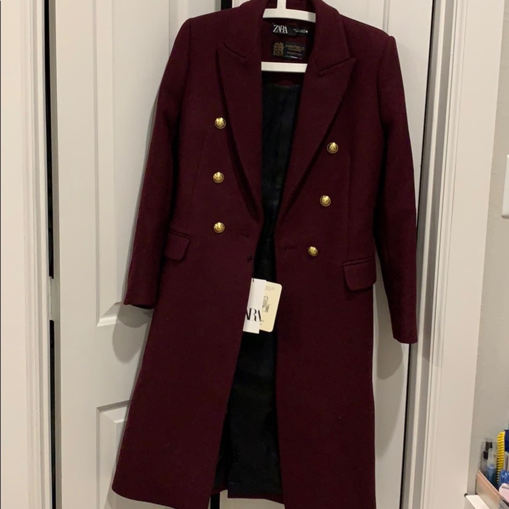 Zara wool blend coat